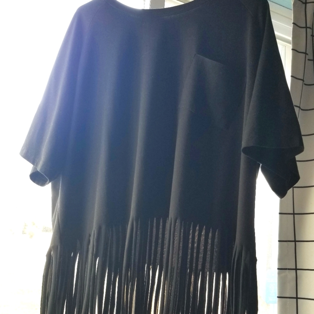 Shein Fringed Cropped Top